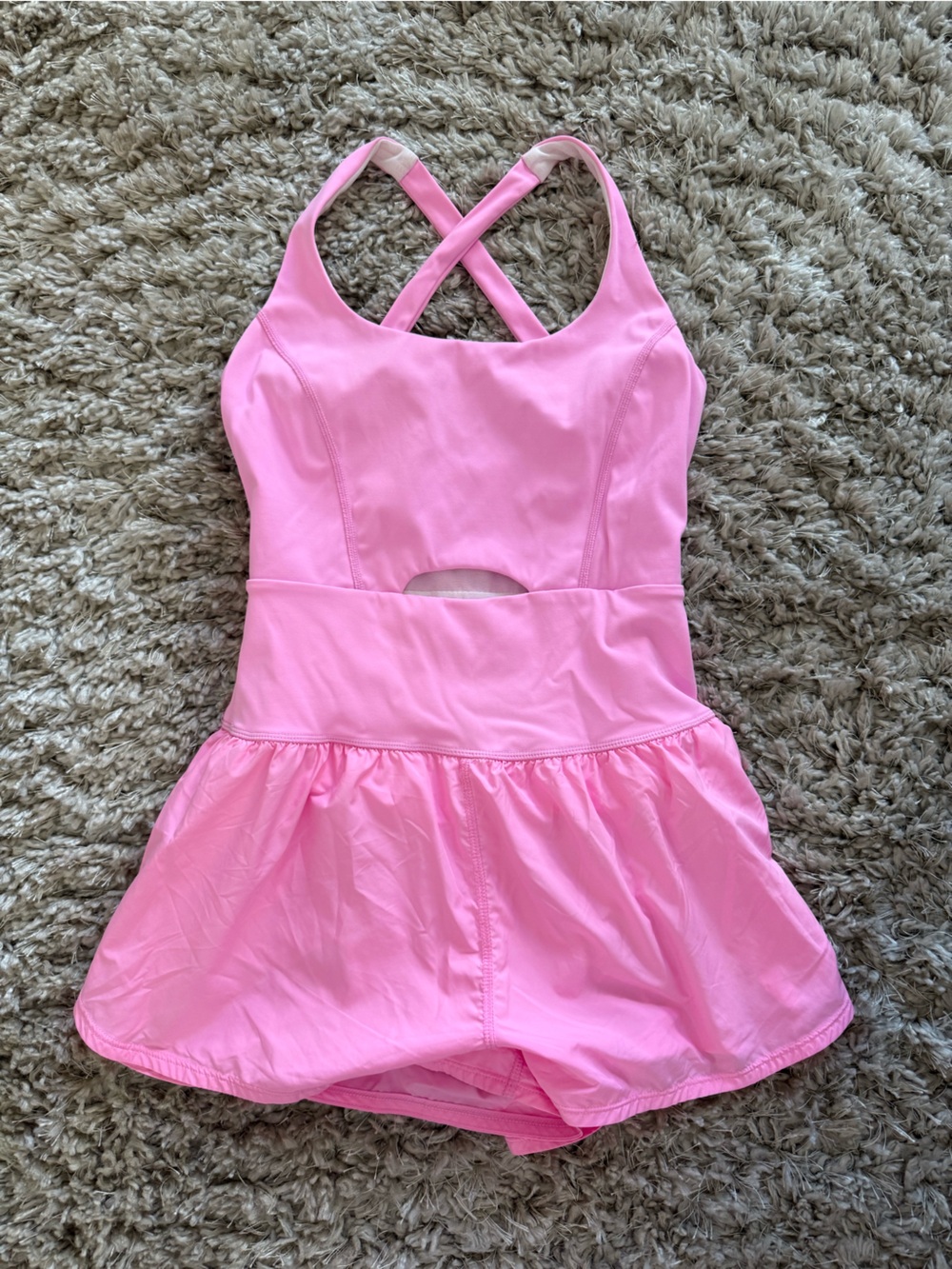 Free People movement pink romper